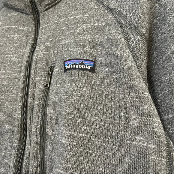Patagonia Gray Full-Zip sweater Jacket men’s M - Picture 4 of 5